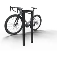 Schake Anlehnbügel aus Vierkantrohr 60x60mm, Breite: 450mm Gesamthöhe:1200 mm