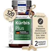 Naturklar Sägepalmenextrakt & Kürbiskernextrakt - 8 Fach Kombi mit