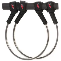 F2 Windsurf Trapeztampen Line Fix 30 cm Schwarz 2024/2025