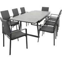 DEGAMO Reims Set 9-tlg. Dunkelgrau