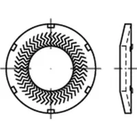 Teckentrup Teckentrup-Sperrkantscheiben 1.4401, SKK 4, m. Kontaktzähnen A 4
