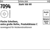 Industrial Quality Supplies ISO 7094 Flache Scheiben, extra große