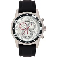 Gigandet Herrenuhr Chronograph Quarzwerk Analog mit Silikonarmband G14-004