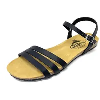 Plakton Bequeme Sandalen für Damen, schwarz, Größe 40 EU