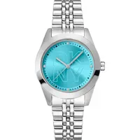 DKNY Parsons Logo Türkis 36 mm DK1L060M0035