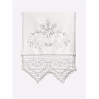 Heine home Querbehang Stangendurchzug 1 Stk. tlg. weiß