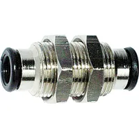 Riegler Schottverschraubung »value line«, M16x1, Schlauch- Ø8, MS vern.