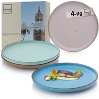 Sänger Bombay Meeresboden | 4 teilig aus Steingut, |