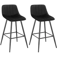 Woltu Barhocker 2er Set Designer Barstuhl Hocker Tresenhocker Bistrohocker