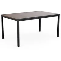 KETER Signature Porto Tisch 160 cm Walnuss und Schwarz
