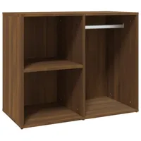 VidaXL Regal für Schminktisch Braun Eichen-Optik 80x40x65 cm