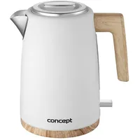 Concept RK3315 Edelstahl-Wasserkocher 1.7 l weiß