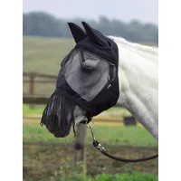 Busse Sportartikel Fliegenmaske Fly Cover FRANSEN schwarz - VB