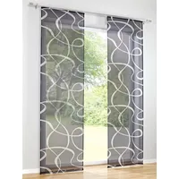 Heine home Schiebegardine Klettschiene 1, grau