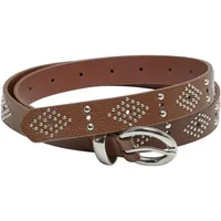 URBAN CLASSICS Rivet Belt S/M Braun