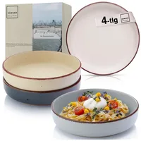 Sänger 4-tlg. Pastaschalen Set Bombay Moonlight| Mehrfarbig aus Steingut,