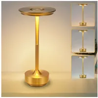 GBLY Tischlampe Kabellos LED Tischleuchte Akku - Nachttischlampe Touch