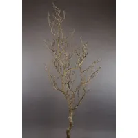 Seidenblumen Roß Großer Dekoast/Dekozweig 120cm braun YF künstlicher AST