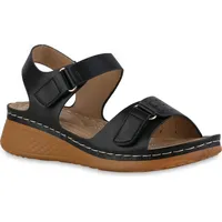 VAN HILL Komfort Sandalen in Schwarz,