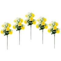 I.GE.A. Kunstblume Osterglocken Margeriten Zweig Gänseblümchen Narzissen Kunstblumen künstliche