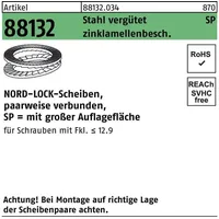 NORD-LOCK Scheiben geklebt DNL 6 SP ( 6,5 x
