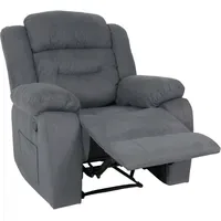 Mendler Fernsehsessel HWC-J57 Wildleder-Optik 95 x 103 x 88