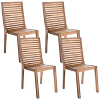 Beliani Ombriano Gartenstuhl 4er Set 4 x 55 x