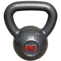 IVOL Kettlebell Gusseisen - 8 kg für Fitness Kugelhantel