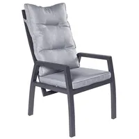 Outdoor Edge outdoor Gartensessel BONDINO, verstellbar, Anthrazit - Grau