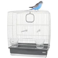GarPet Vogelkäfig Käfig für Vögel Wellensittichkäfig Metall Vogelbauer klein