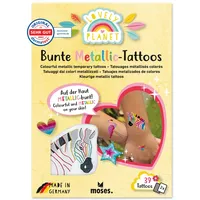Moses moses. Lovely Planet Bunte Metallic-Tattoos – 39 schimmernde