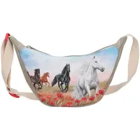 DEPESCHE Miss Melody Kleine Halbmond Umhängetasche 26-beige