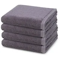 VOSSEN Vegan Life Handtuchset 4-tlg. grau