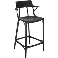 Kartell A.I. Barhocker recyceltes Material - Schwarz,