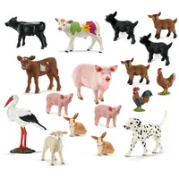 Schleich - Tierfiguren - Bauernhof-Set mit 17 Tieren Sammelfiguren