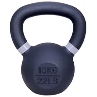 IVOL Kettlebell Gusseisen 10 kg - Schwarz mit Grau