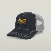 G-Star Denim Embro Baseball Trucker Cap, Blau Raw Denim