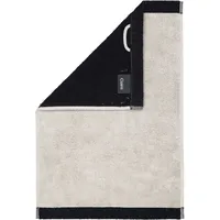 CAWÖ Lifestyle Splash Handtuch 30 x 50 cm grau-schwarz
