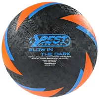 Best Sporting Barfuß Fußball Glow in the Dark (Orange/Blau)