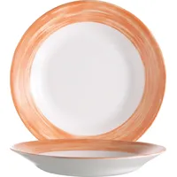 Arcoroc Brush Orange Teller tief 22,5cm, * 6er