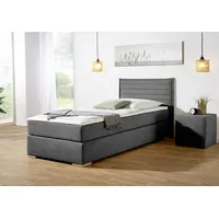 Home Affaire Boxspringbett HOME AFFAIRE ""Östermoor"", grau (anthrazit), B:118cm