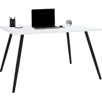VCM Schreibtisch Schreibtisch Bürotisch Computertisch Salia 138x80 weiß