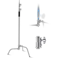 Vevor C-Stand Lampentständer, max. Höhe 330 cm, Foto-Lichtstativ aus
