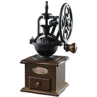 Jti Manuelle Kaffeemühle aus Keramik aus Gusseisen und Holz,