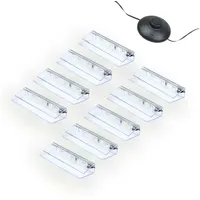 Kalb LED Glaskantenbeleuchtung LED Glaskantenbeleuchtung Clip Set 3000K/5000K Transparent