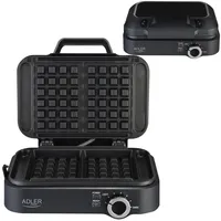 Adler Waffeleisen 2000W FÜR 2 Waffeln ADLER EUROPE AD3065