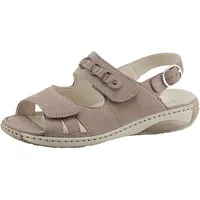 WALDLÄUFER Riemchensandale WALDLÄUFER "GARDA", Damen, Gr. 7 (40,5), beige