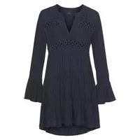 LASCANA Longbluse Damen marine Gr.40/42