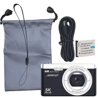 Somikon Digitale Kompaktkamera 64 MP Schwarz