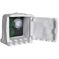 VidaXL Gartensteckdose 1,5 m Grau 2 St.